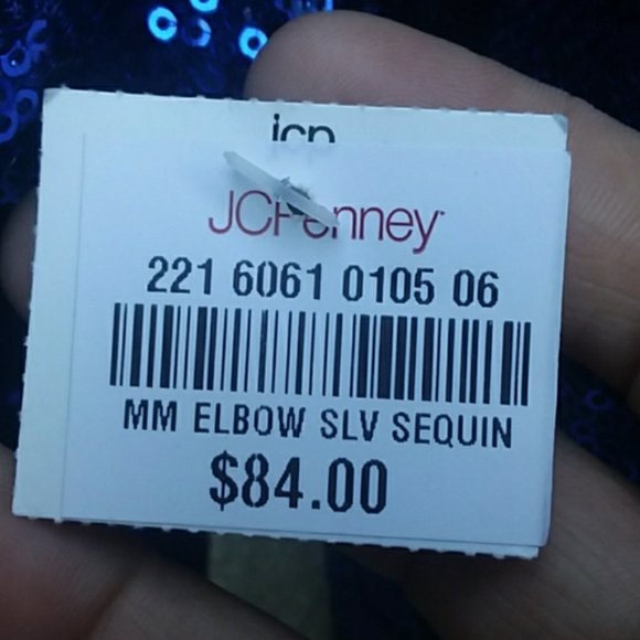 NYE 🎉🥂 Blue Sequined Midi Dress. NWT - Picture 3 of 3